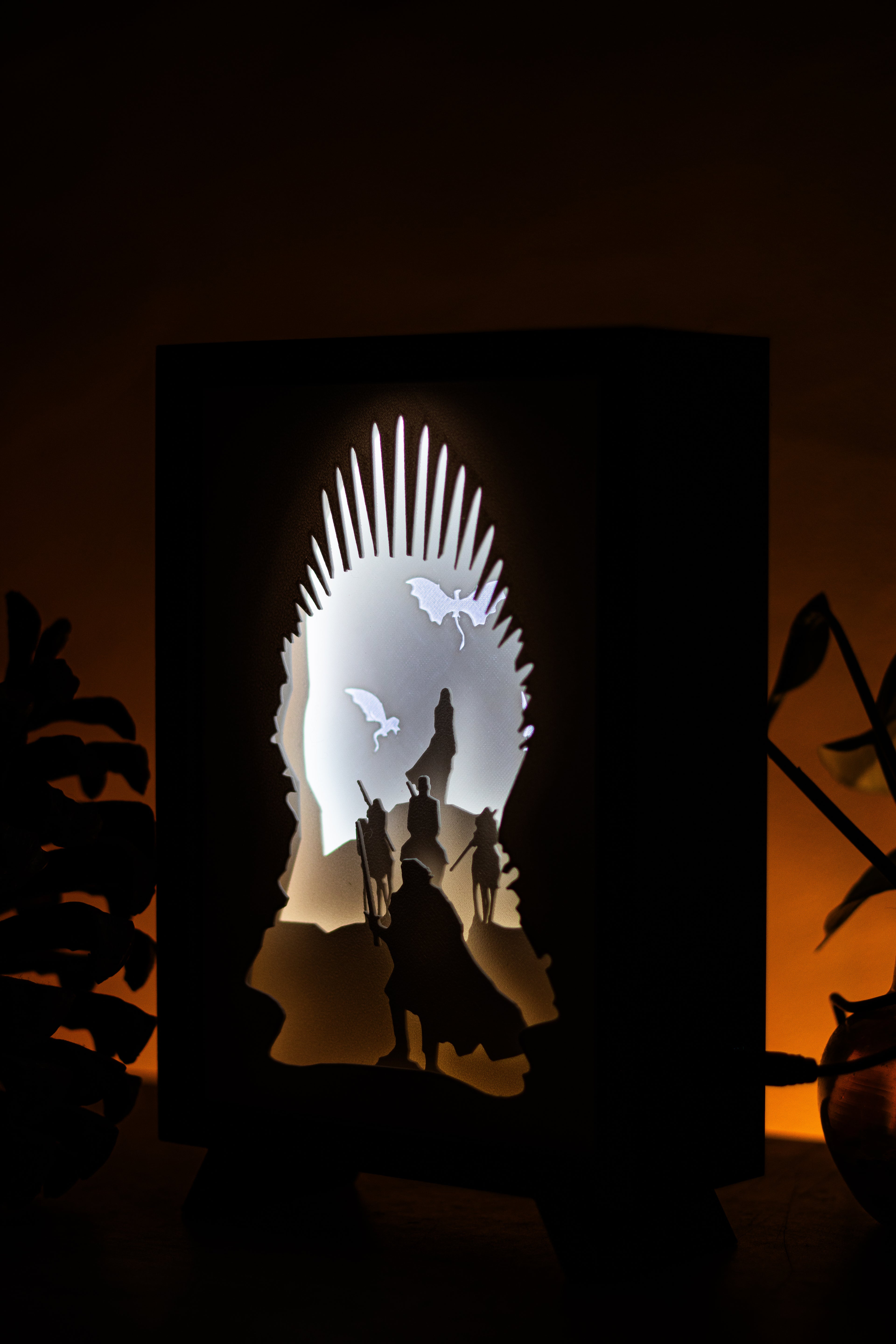 Game of Thrones Series Shadowbox | 3D Layered RGB LED Art Décor