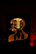 Peaky Blinders Series Shadowbox | 3D Layered RGB LED Art Décor