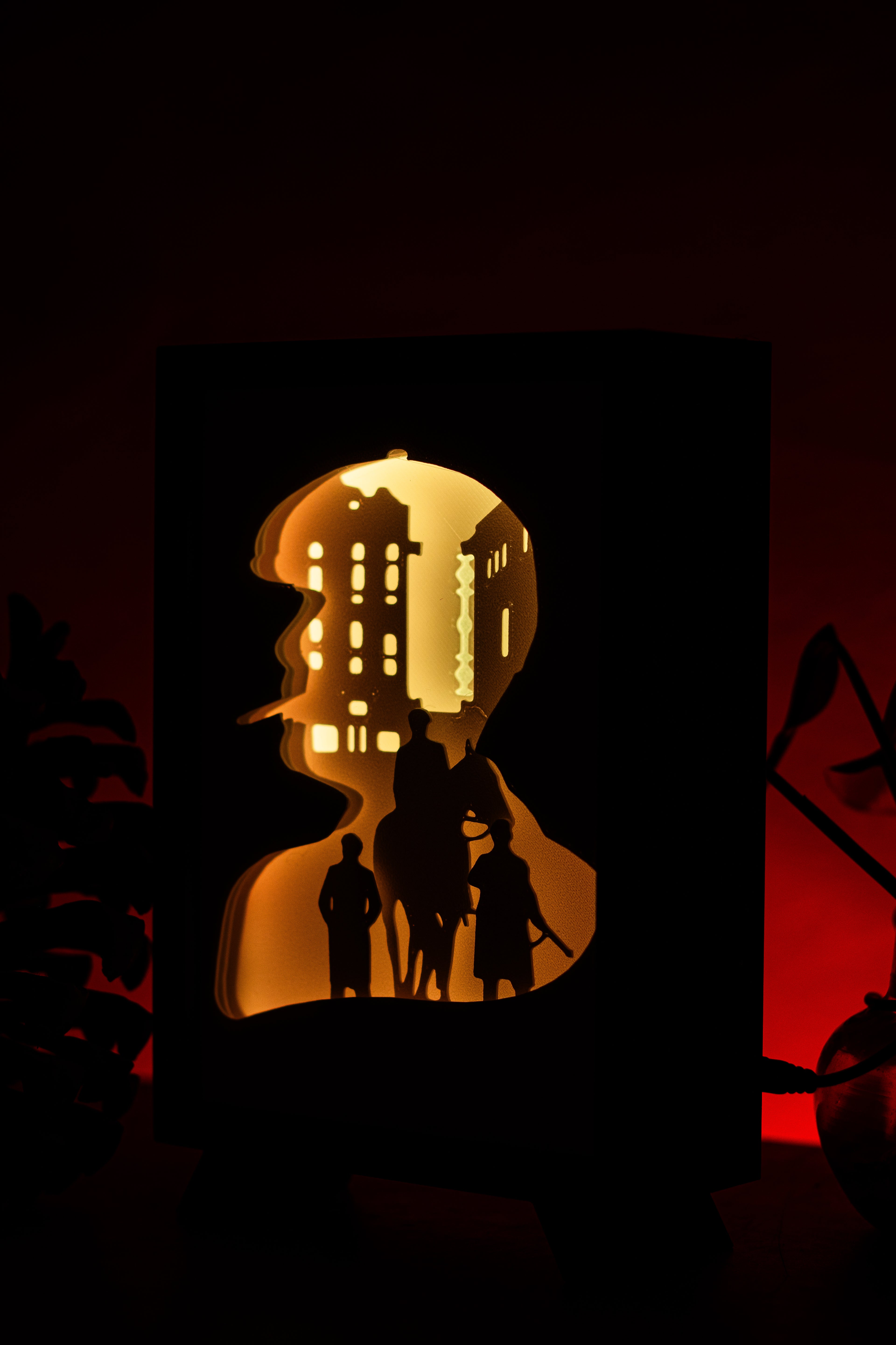 Peaky Blinders Series Shadowbox | 3D Layered RGB LED Art Décor