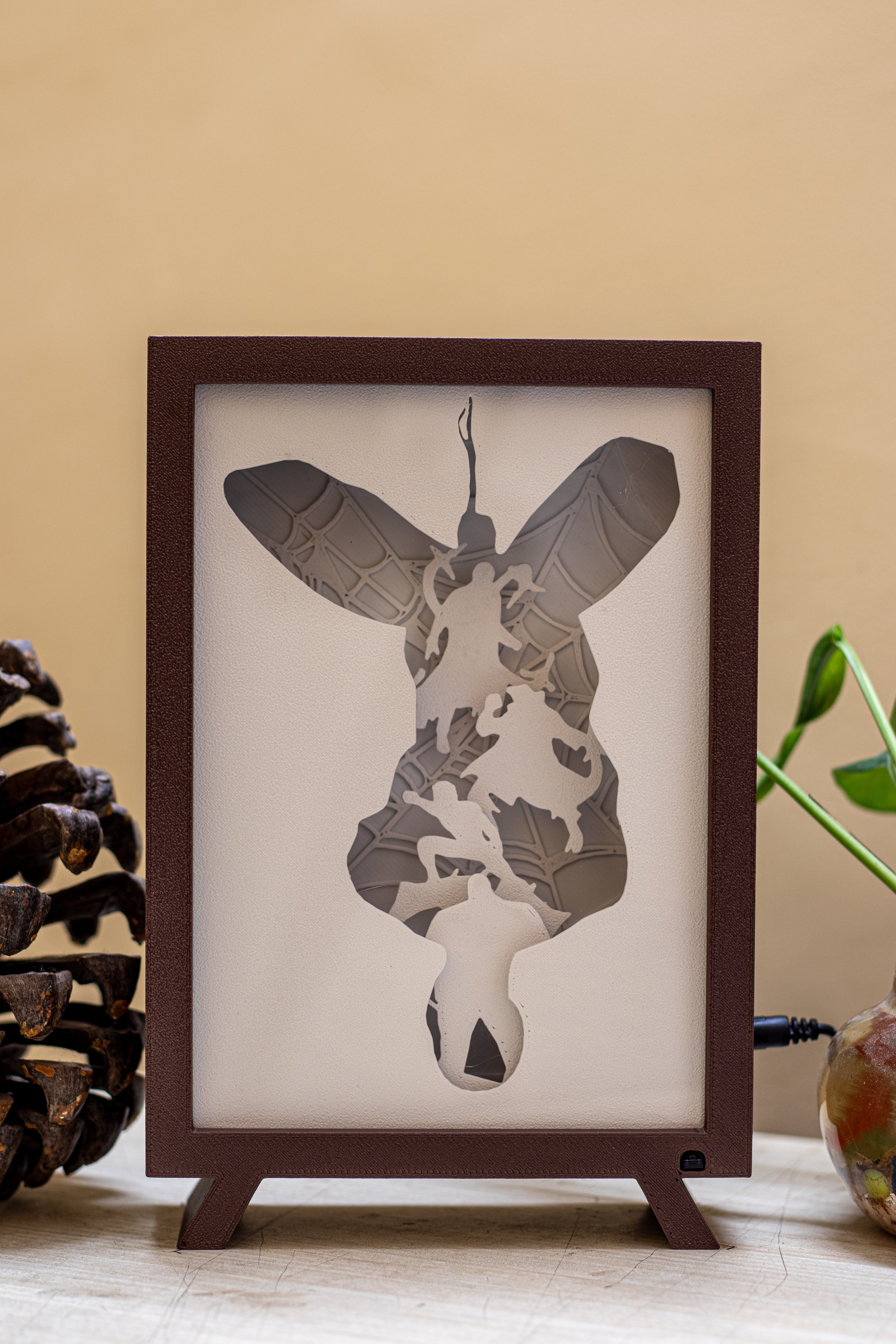 Spider-Man Shadowbox | 3D Layered RGB LED Art Décor