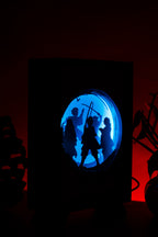 Demon Slayer Anime Shadowbox | 3D Layered RGB LED Art Décor