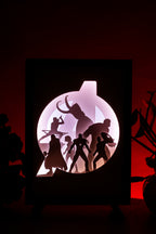 Avengers Shadowbox | 3D Layered RGB LED Art Décor