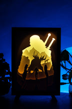 The Witcher Series Shadowbox | 3D Layered RGB LED Art Décor