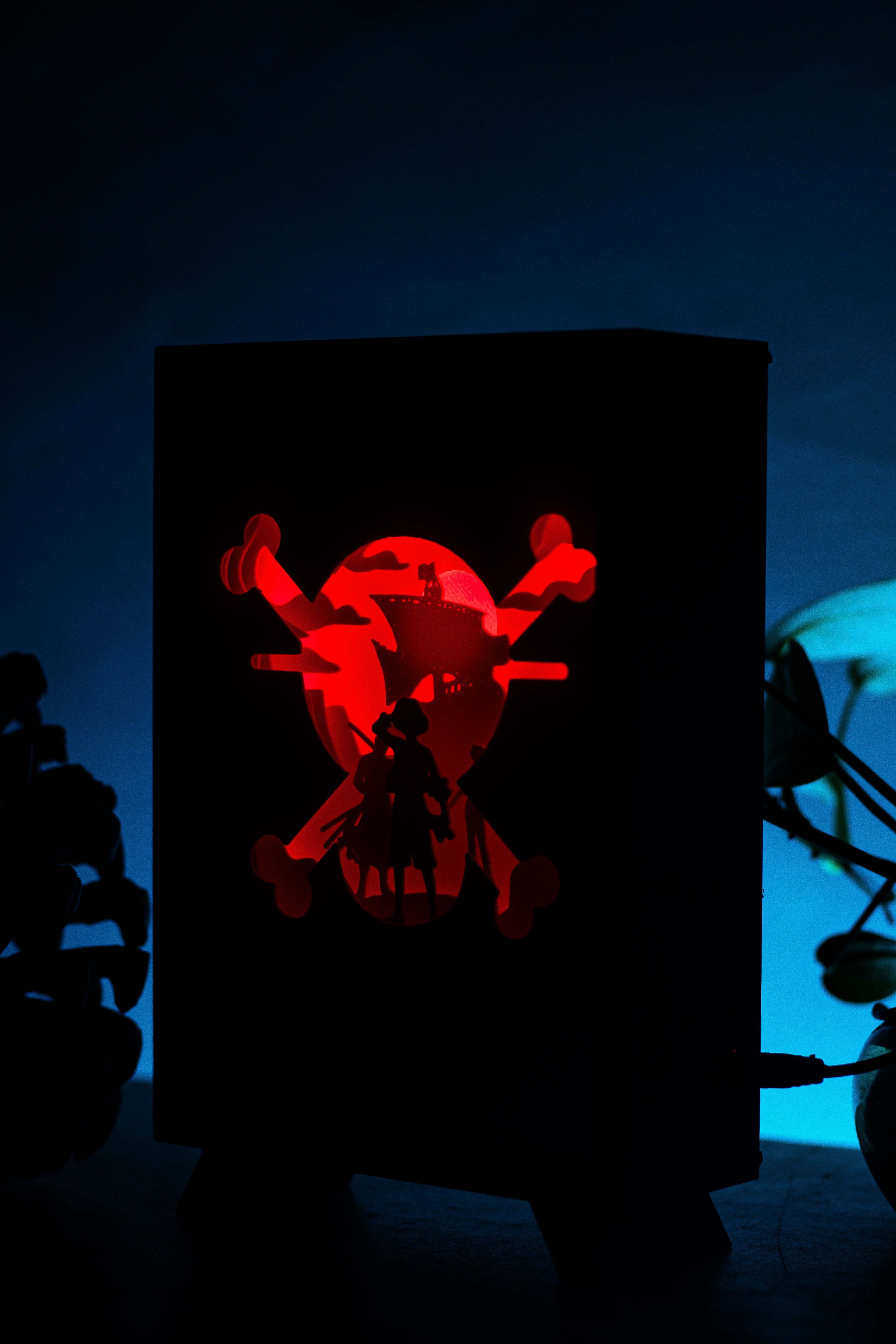 One Piece Anime Shadowbox | 3D Layered RGB LED Art Décor