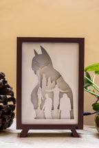 Batman The Dark Knight Shadowbox | 3D Layered RGB LED Art Décor