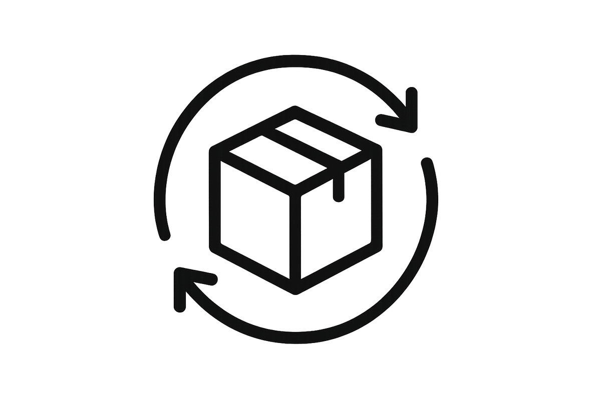 product exchange icon in vector format .svg